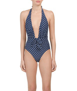 NWT WeWoreWhat We Wore What Brooklyn Estate Blue Dot One Piece Swimsuit S - $61.54 CAD
