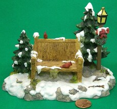 Department 56 Christmas Village Mill Park Bench Squirrel is Broken Off - $9.99