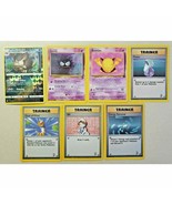 1999-2017 Pokemon lot of 7 cards. raticate, gastly, drowzee, trainer PB114 - £10.23 GBP