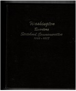 WORLD COIN LIBRARY OF WASHINGTON STATE QUARTERS/S &amp; D UNC.COMPLETE/LEATH... - $39.99