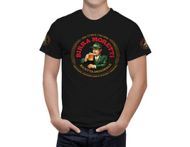 Birra Moretti  Beer Black T-Shirt, High Quality, Gift Beer Shirt - £25.56 GBP