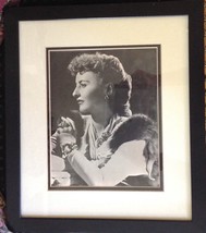 Glamorous Actress Barbara Stanwyck Original Framed Under Glass Photograp... - £27.25 GBP