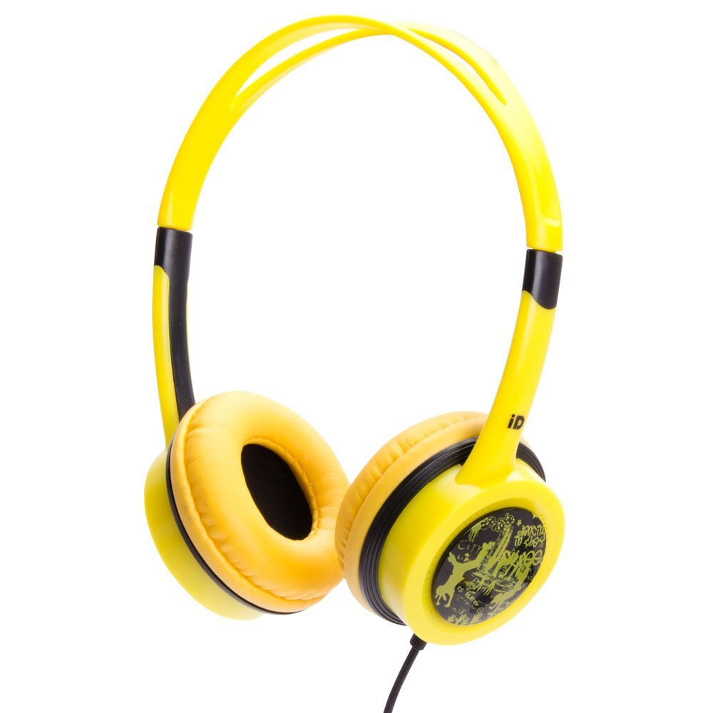 iDance FREE30 Headphones - Yellow With Black Trim - $17.99