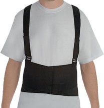 MABIS Deluxe Work Belt Back Support Brace with Adjustable, Removable Shoulder St - £55.94 GBP