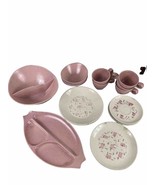 Vintage Tickled Pink Mixed Lot 17 |All Chipped| Vernon Ware Atomic MCM C... - $872.61 MXN