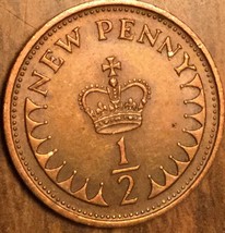 1971 Uk Gb Great Britain New 1/2 Penny Coin - £0.95 GBP