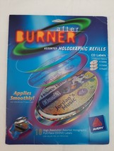 Vintage 2001 Package of Avery After Burner CD Labels Holographic - 18 La... - $8.86