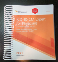 2021 ICD-10-CM Expert for Physicians with Guidelines (Spiral) - $39.59
