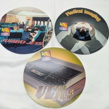 Lot of (3) 1970s Science Technology Circle Cardboard Collectables With F... - $187.46 MXN