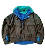 Vintage 90&#39;s Gear For Sports Custom Cadillac Logo Double Jacket Size L B... - $376.98 MXN