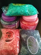 Relax Bath Salts With Flower Rose, Lavender, Juniper Oil Sea Salts 250gr- 400gr - £4.87 GBP+