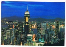 China Postcard Hong Kong Night Scene From Peak - £3.08 GBP