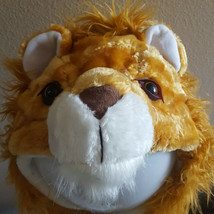 Animal Hoodie Lion Head Kids Vest Plush Fluffy Warm Jacket Costume Hood Toddler - £16.02 GBP