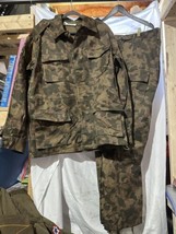 VTG Soviet Russian Army Infantry Butane Variant Camo Shirt & Pants SZ 58-5 - $197.99
