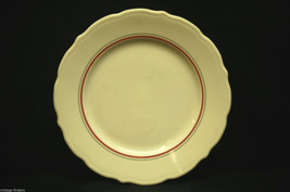 Old Vintage Syracuse China 9&quot; Luncheon Plate Restaurant Ware w Double Ring Bands - £15.77 GBP