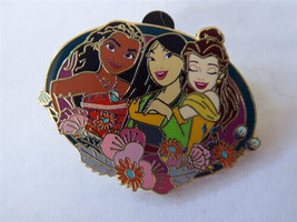 Disney Trading Pins 151670 Princesses - Moana &amp; Mulan &amp; Belle - Booster - £7.58 GBP