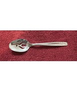 Pierced Serving Spoon Lawncrest int’l Silver Rogers Cutlery MCM - $9.74 CAD
