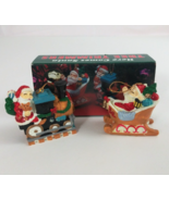 Vintage Here Comes Santa Tree Trimmers Mini Christmas Ornaments #23641 - $13.50 CAD