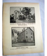1901 2 Sided Illustrated Page House Where Pres. McKinley Died, John G. M... - $13.69 CAD