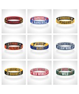 Reversible NHL Team Mascots Bracelet Elastic Stretch Bracelet NHL Wristband - £9.41 GBP