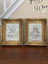 Alt Meissen Art Scene From The Castle Park Of Sanossuci 1700’s Courting Couple - £214.08 GBP