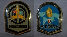  Command Sgt Major Army Sustainment Command shield shaped challenge coin - $16.82