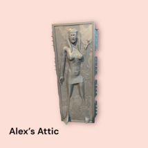 3D Printed Star Wars Ahsoka-Tano  in carbonite statue about 6 inches tall - £17.40 GBP