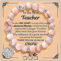 Teacher Appreciation Gifts for Women Personalized Teacher Gifts Natural ... - £13.40 GBP