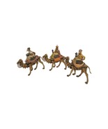 Vintage Fontanini Depose Italy 3 Wisemen Kings On Camels Nativity Set READ - $1,161.39 MXN