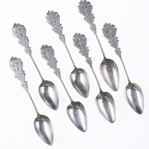 7 Antique Dutch Silver demitasse spoons - £98.69 GBP