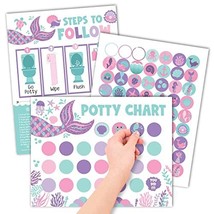 Mermaid Potty Training Chart | Sticker Charts | Early Education - $21.99