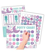 Mermaid Potty Training Chart | Sticker Charts | Early Education - $413.22 MXN