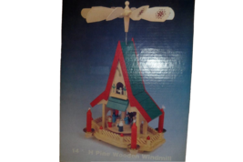 Ed&#39;s Variety Store 14&quot; Wooden Windmill Spinner Decoration - £31.20 GBP