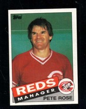 1985 Topps #547 Pete Rose Nmmt Reds Mg *X107989 - £2.11 GBP