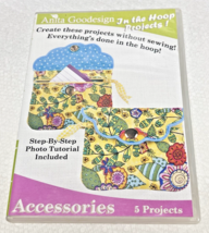 Anita Goodesign Embroidery Pattern Purse Accessories 5 Projects - $12.38