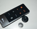 LG Genuine Original Remote Control AKB73996701 tested with a battery - $23.25