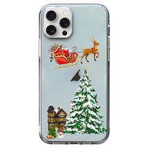 Christmas Colored Drawing Soft TPU Case for iPhone 15 Pro Max - £16.71 GBP