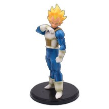 SSJ Vegeta Action Figure Statue Model 8&quot; | Dragon Ball Z | DBZ | Anime | NEW USA - £20.77 GBP