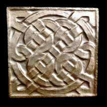 Celtic Decorative Tile Kitchen Backsplash in Bronze finish - $9.89