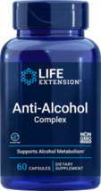 MAKE OFFER! 2 Pack Life Extension Anti-Alcohol Complex 60 capsules image 1