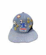Vintage US Mail Blue Eighties Snapback Trucker Hat Eagle Express Mail Wi... - $201.03