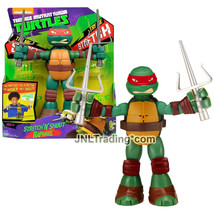 Year 2014 Ninja Turtles Tmnt 8.5&quot; Electronic Figure - Stretch &#39;n&#39; Shout Raphael - £59.74 GBP