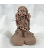 VTG Lil&#39; Sweet Heart&#39;s Small Native Sculpture TnT 1995 Angel w/ Key Adob... - $15.57 CAD