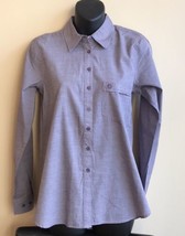 Urban Cotton Company Wmns Long Sleeve Dress Shirt Career Nwot Sz S Purple - £13.36 GBP