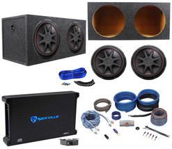 2) Compvr 15&quot; 2000W Subwoofers+Sealed Box+Mono Amplifier+Amp Kit - $1,121.99