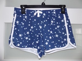 SO Shortie French Terry Navy Stars Dolphin Shorts Size XL (14/16) Girl&#39;s... - £14.36 GBP