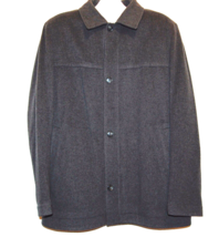 Hugo Boss Gray Men&#39;s Warm Wool Cashmere Jacket Coat Size US 46 R - £147.46 GBP