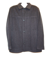 Hugo Boss Gray Men&#39;s Warm Wool Cashmere Jacket Coat Size US 46 R - £147.46 GBP
