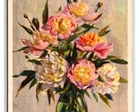 Still Life Flowers in Vase Edition Stahli UNP WB Postcard Z8 - $2.92