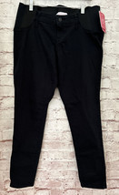 Isabel Maternity Expandable Side Panel Black Skinny Jeans Denim Size 10/ 30 NEW - £29.81 GBP
